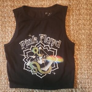 PLAYBOY Black Muscle Tee with Graphic Design